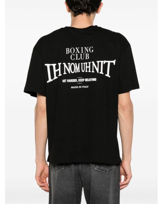 T-shirt con stampa di Ih Nom Uh Nit in Black da Uomo