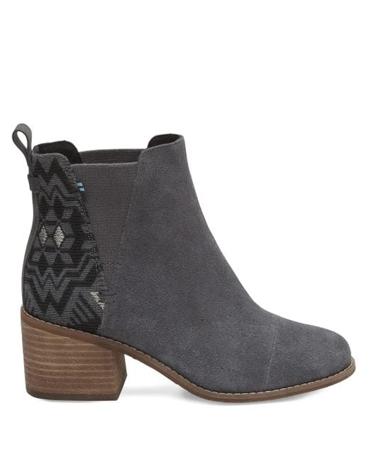 TOMS Black Esme Ankle Boots