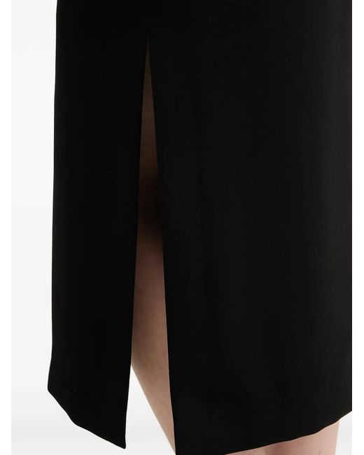 MARC AUREL Black Side Slit Skirt