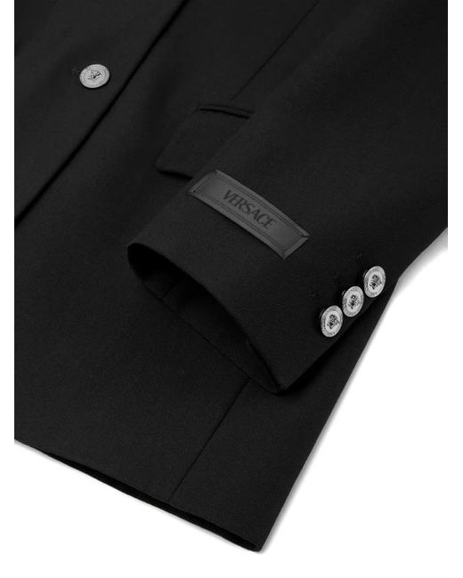 Versace Jack Met Schouderafwerking in het Black