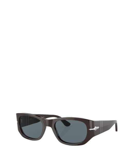 Persol Gray Maflecto Rectangle-Frame Sunglasses