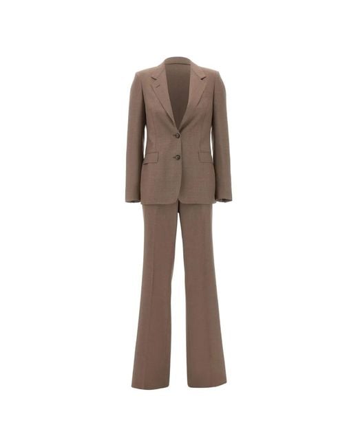 Tagliatore Natural Single-Breasted Virgin Wool Suit