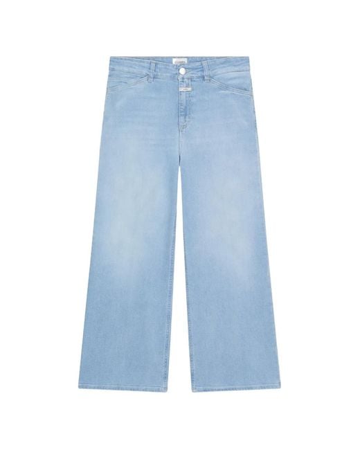 Vaqueros Anchos Closed de color Blue