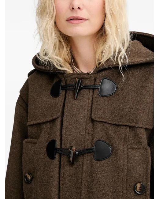 Munthe Natural Leverna Hooded Toggle Coat