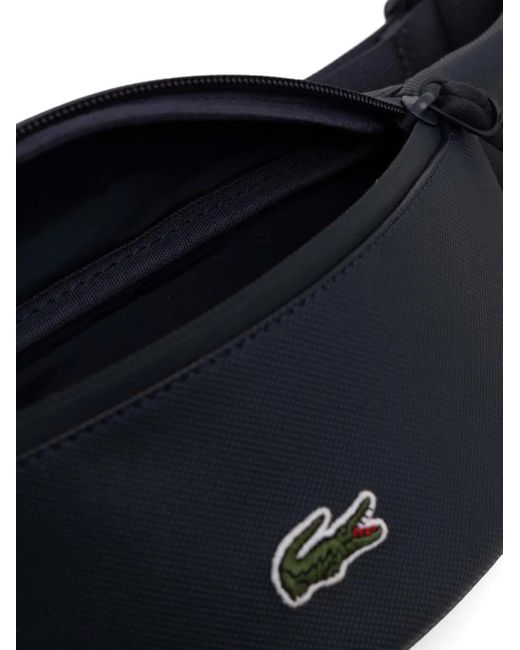 Lacoste ロゴアップリケ ベルトバッグ Blue