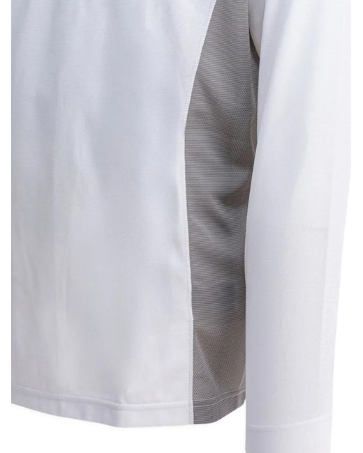 Montbell Blue Zip Long-Sleeve Sweater for men