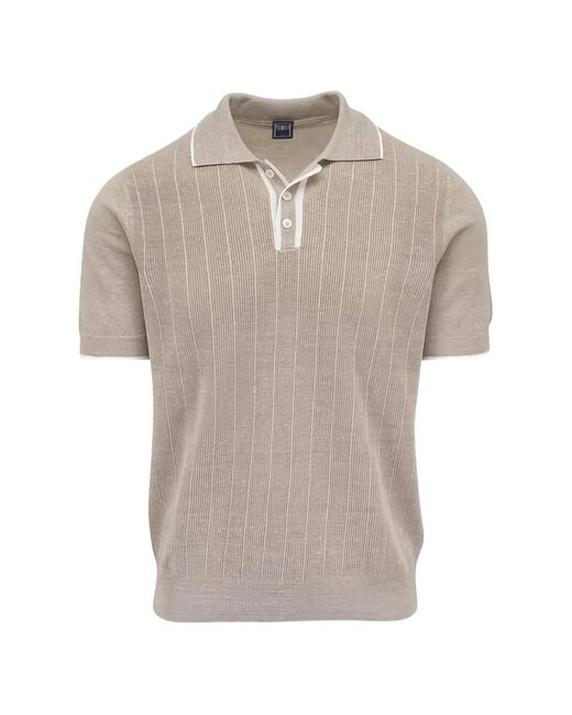 Fedeli Gray Dodo Polo Shirt for men