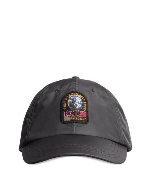Parajumpers Black Patch Baseball Cap