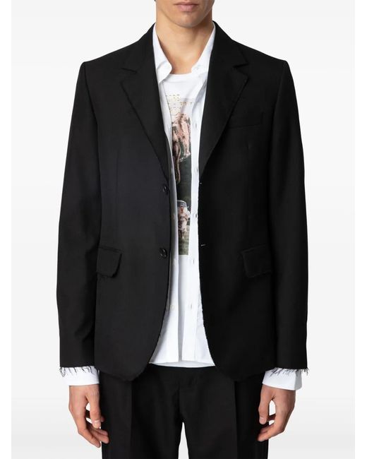 Zadig & Voltaire Black Vanilleh Blazer for men