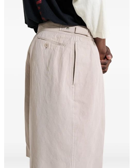Lady White Co. Natural X Kaptain Sunshine Pleated Shorts for men
