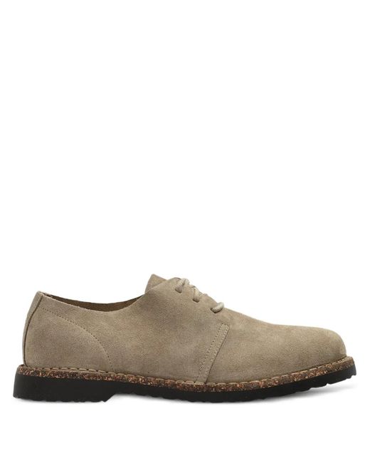 Birkenstock Brown Uppsala Lace-Up Derby Shoes for men