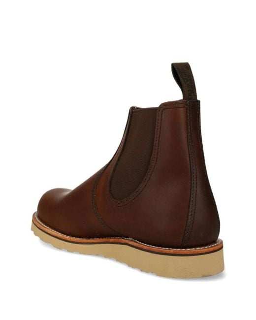 Red Wing Brown Leather Boots for men