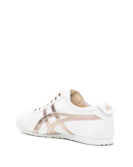 Onitsuka Tiger White Mexico 66 Slip-On Sneakers