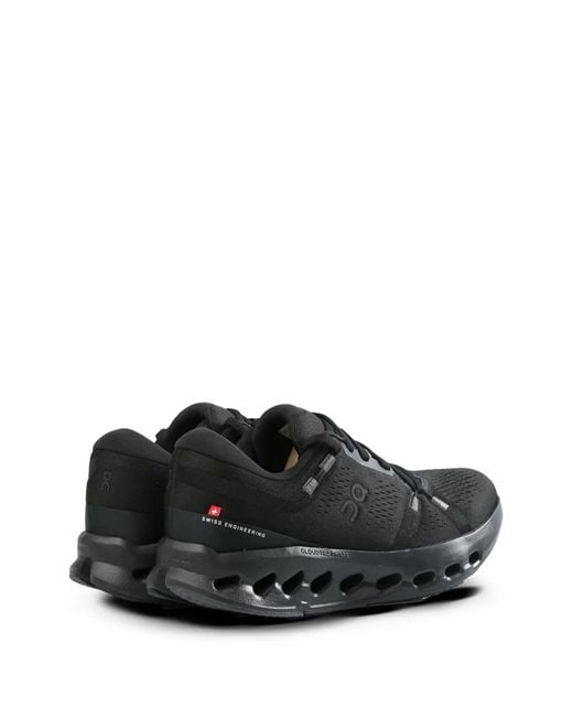 On Shoes Black Cloudsurfer 2 Trainers