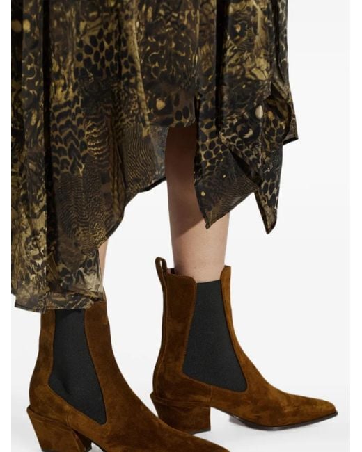 Paris Texas Brown Bettina Chelsea Boots