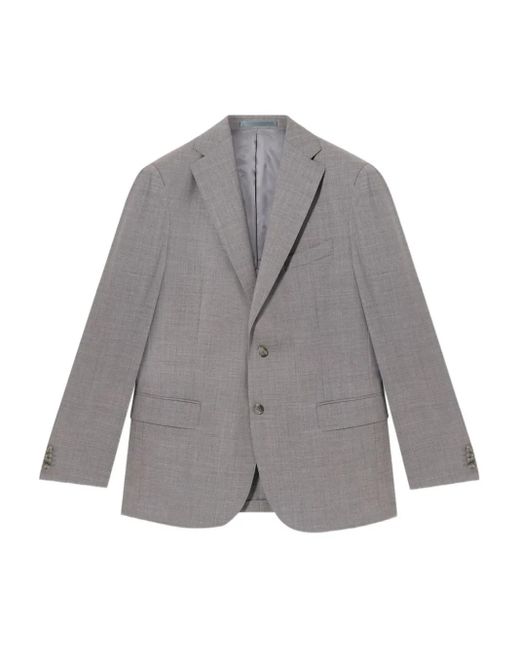 Brooks Brothers Gray Virgin-Wool Blazer for men