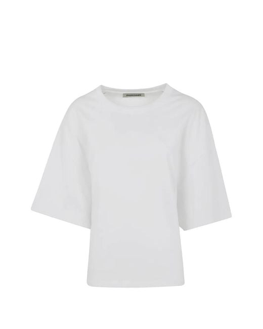 DARKPARK Gray Draped T-Shirt