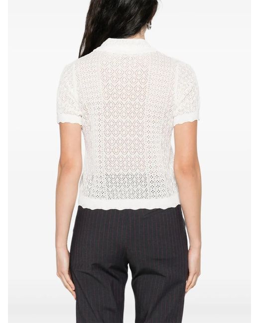 Doen White Cardigan Eveline
