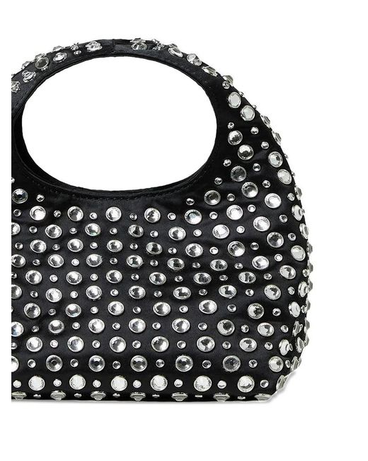 Loeffler Randall Black Magnetic-Fastening Mini Tote Bag
