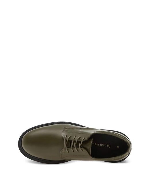 Filling Pieces Green Clean Derby Trainers