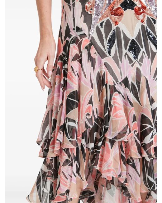 Temperley London White Alani Ruffle Dress