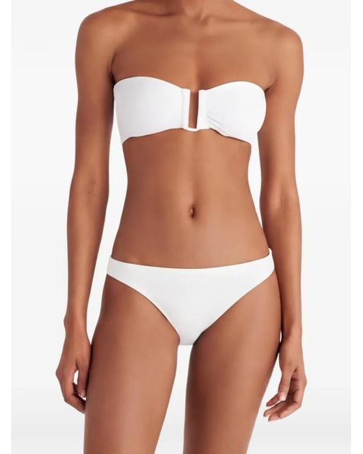 Eres White Fripon Bikini Bottoms