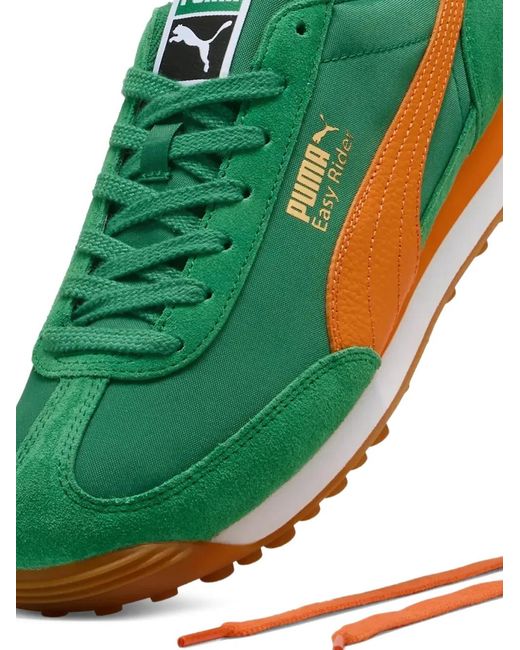 PUMA Green Easy Rider Panelled Sneakers