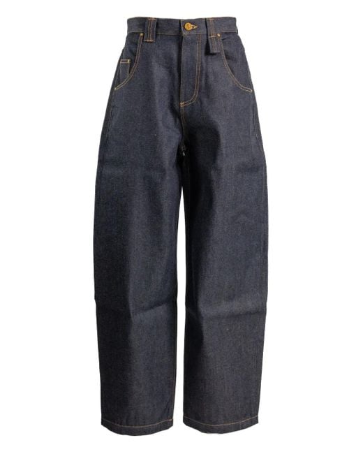 Willy Chavarria Blue Pocket Jeans