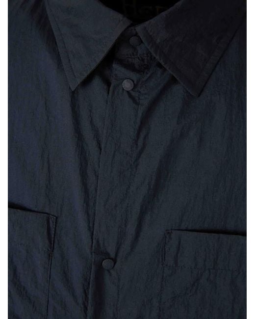Herno Blue Veste Boutonnée À Poches for men