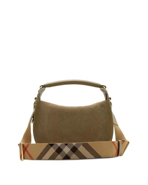 Burberry Brown B Clip Small Camel Tote Bag
