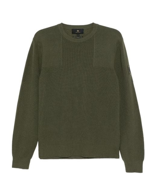 Belstaff Trui Met Logopatch in het Green voor heren