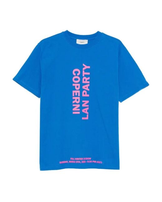 Coperni Blue Lan Party T-Shirt