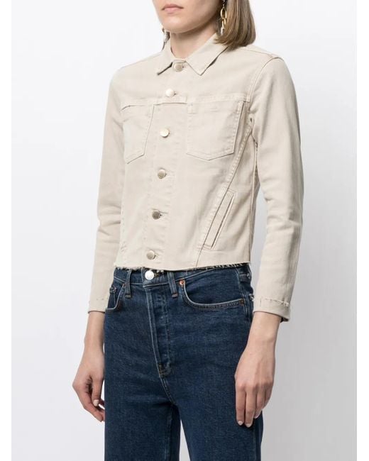 L'Agence Natural Janelle Raw-Edge Jacket