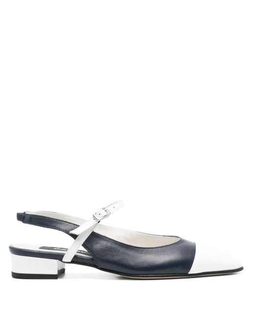 CAREL PARIS White Ballerinas Aus Leder