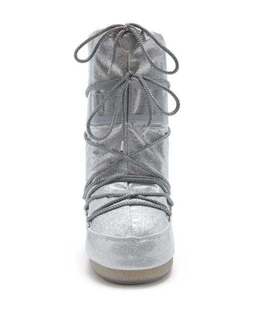 Moon Boot Gray Mb Icon Glitter