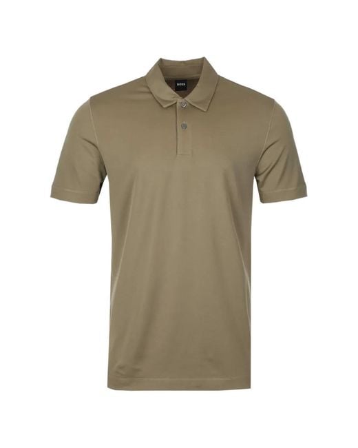 Boss Green Polo À Col Boutonné for men