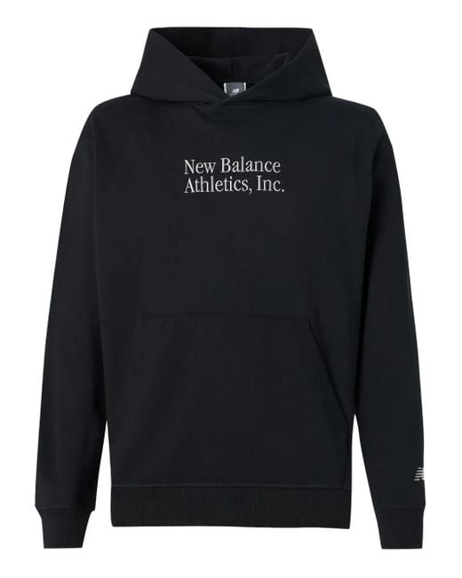 New Balance Blue Athletics Classics Hoodie for men