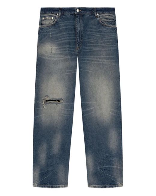 Jeans Con Effetto Vissuto di M I S B H V in Blue da Uomo