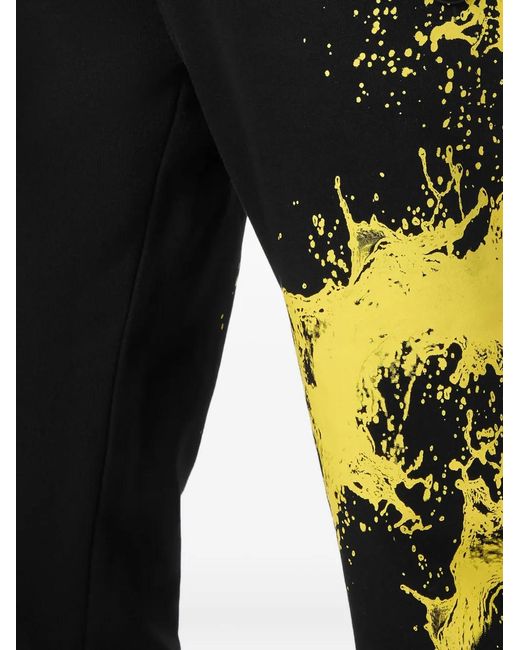 Philipp Plein Black Jogger Pants Splash for men