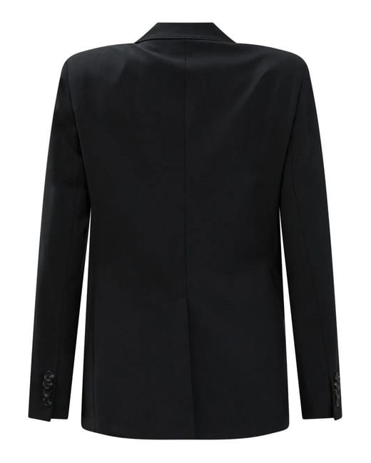 Semler Black Buttoned Blazer