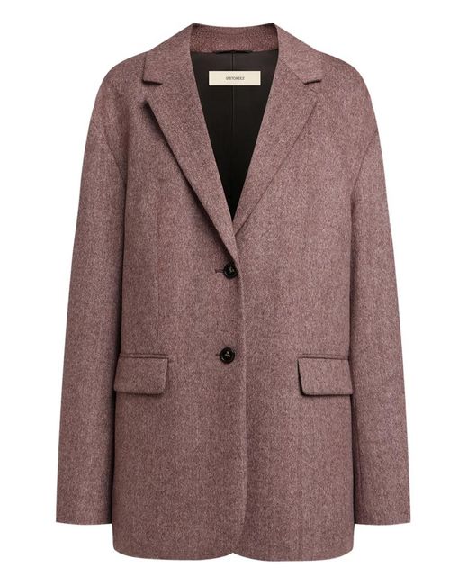 12 STOREEZ Blazer Met Knopen in het Brown