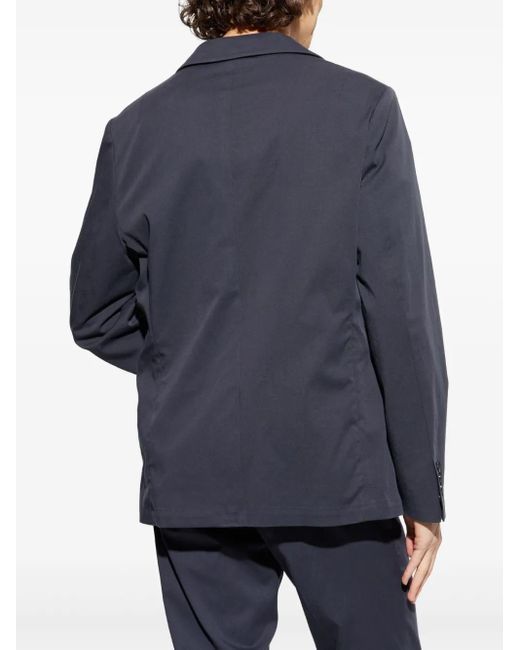 AllSaints Blue Single-Breasted Blazer for men