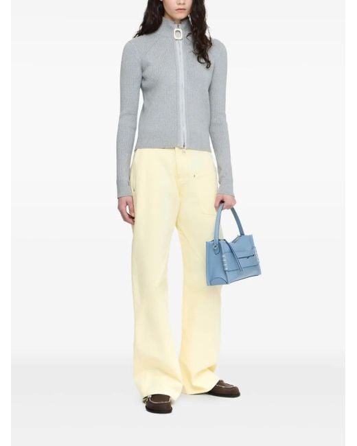 J.W. Anderson White Twisted Workwear Trousers