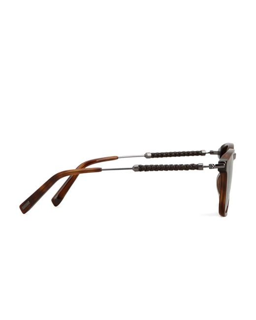 Tod's Green Square-Frame Sunglasses for men