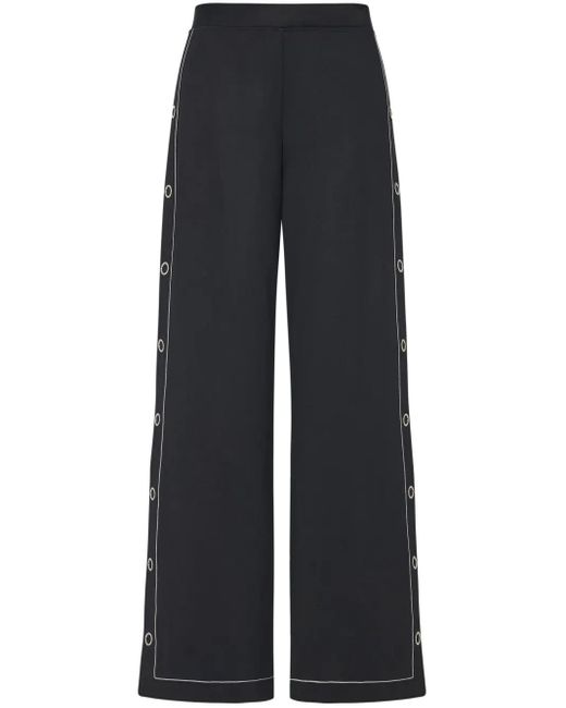 Rosetta Getty Broek Met Wijde Pijpen in het Blue