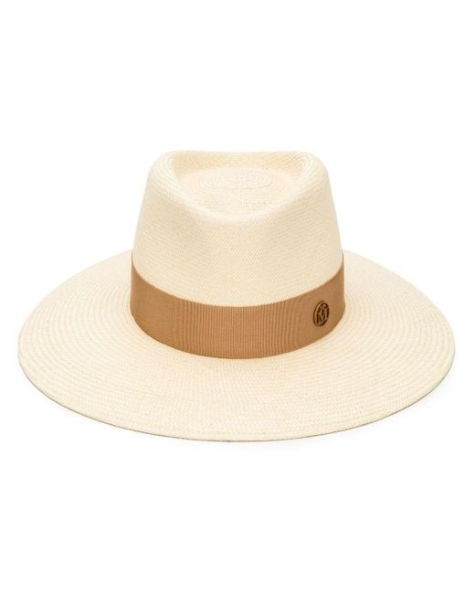 Maison Michel Natural Panama Straw Hat