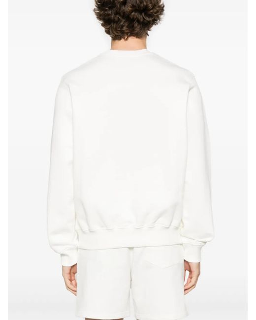 Casablanca White Oasis Printed Sweatshirt for men