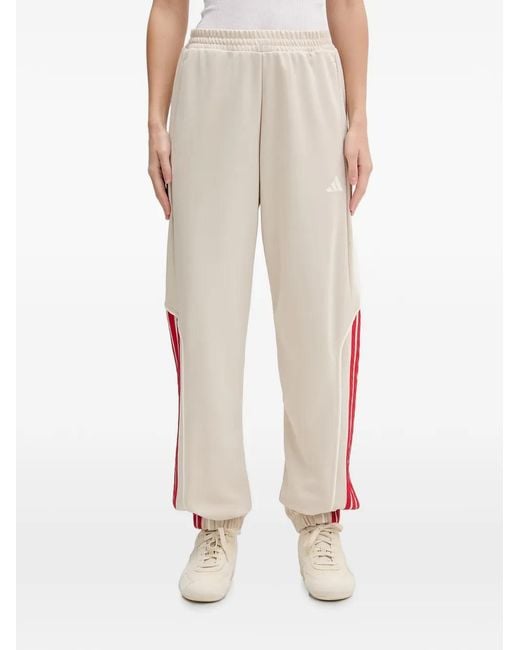 Adidas Natural Side-Stripe Zip-Up Tracksuit