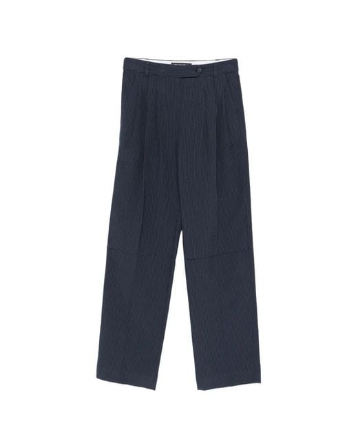 frenken Blue Striped Trousers