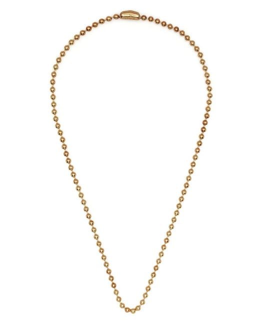 TAKAHIROMIYASHITA The Soloist Metallic Ball-Chain Clasp-Fastening Necklace